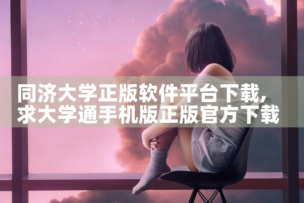 同济大学正版软件平台下载